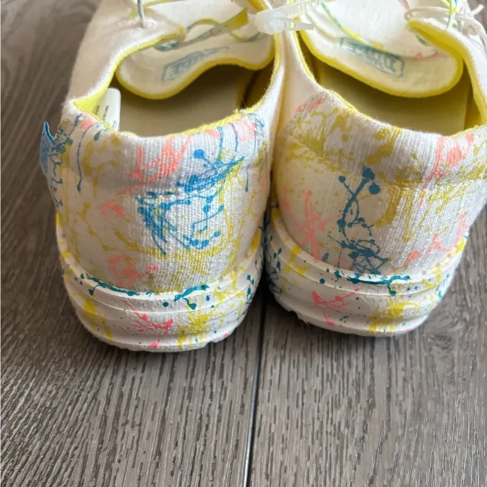 Hey dude  Kids White Moccasins